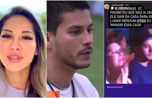 Maíra Cardi descobre “Arthur Aguiar de Manaus” em festa e reage: “Boninho”