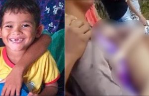 CENAS FORTES: Vídeo mostra mãe carregando filho de 5 anos morto por três crianças