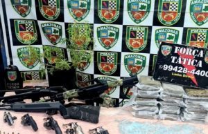 Casal é preso até o tucupi de armas e drogas em ManausPara fazer boa coisa não é, né!