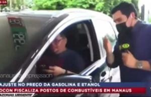 Em Manaus, homem diz que não olha preço da gasolina e por ele pode chegar até R$10A resposta viralizou nas redes sociais