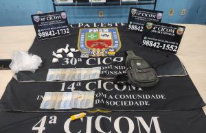 Casal do crime é preso com arma, munições e drogas no Grande VitóriaA ocorrência foi encaminhada para o 14º Distrito Integrado de Polícia