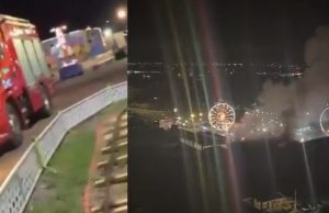 Viu isso? Mirage Park pega fogo com pessoas dentro