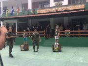 Glaucon e Glaiçon, os irmãos que ficaram perdidos na mata amazônica recebem homenagem do EB