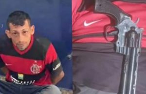 Na Compensa, Rocam prende torcedor do Flamengo com trabuco na cintura após assaltoO homem foi capturado por populares que o espancaram até a chegada da polícia