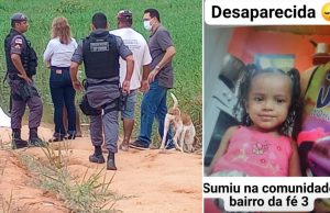 CENAS FORTES – Corpo de menina desaparecida é encontrado em igarapé de ManausAlana Raquel Pinheiro, de apenas dois aninhos, estava desaparecida deste o último domingo (1º)
