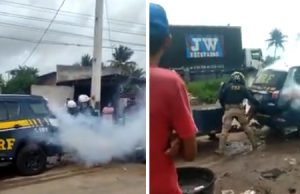 CENAS FORTES – Policiais rodoviários trancam homem dentro de viatura com gás e ele morreSegundo a PRF foram usadas “técnicas de imobilização e instrumentos de menor potencial ofensivo”