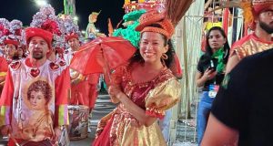 Rogely Ferreira, a mãe Catirina do Garantido também deixa o Boi Vermelho