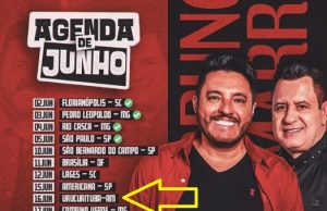 STJ tomba shows de Bruno e Marrone e Sorriso Maroto em Urucurituba; valor R$ 700 milEVENTO CANCELADO!