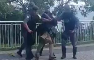 Em Manaus, homem é preso portando faca em motociata de Bolsonaro; veja o vídeo