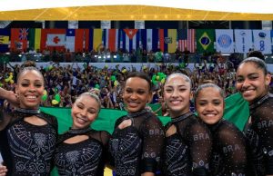 Seleção feminina é campeã por equipes no Pan de ginástica artísticaSeleção masculina é prata, atrás apenas dos Estados Unidos com o ouro