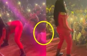 Tainá Costa interrompe show e dá bronca em fã: ‘falta de educação’