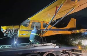 Avião é encontrado abandonado na Cidade Universitária após pouso forçado