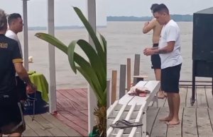 Felipe Araújo escolhe Iranduba para lazer e pescaria no Rio Solimões: ‘pescador raiz’