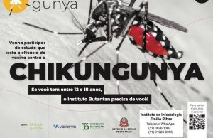 Instituto recruta voluntários para teste de vacina contra chikungunyaVoluntários devem ser adolescentes de 12 a 17 anos de idade