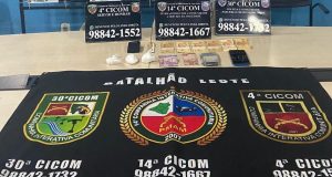 Policia Militar detém homem por tráfico, na zona lesteCom o acusado foram encontradas porções de cocaína