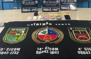 Policia Militar detém homem por tráfico, na zona lesteCom o acusado foram encontradas porções de cocaína