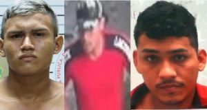 Policia Civil divulga imagens de homens procurados por triplo homicídioAção criminosa foi registrada por câmeras de segurança