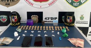 Trio é preso com mais de 100 porções de oxi em NhamundáUm dos presos já tinha passagem por tráfico de drogas