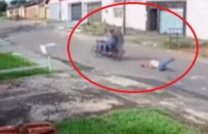 Mulher é arrastada no asfalto durante tentativa de assalto