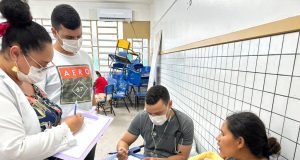 Escola que abriga vítimas de deslizamento vira posto de saúde temporário montado pela Prefeitura de ManausPrefeitura de Manaus monta posto de saúde em escola
