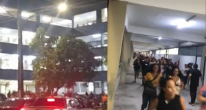 Assalto em universidade assusta estudantes e provoca correria em ManausUm vídeo que está circulando nas redes sociais mostra alunos e professores fugindo de uma tentativa de assalto. Assalto em universidade assusta estudantes e provoca correria em Manaus