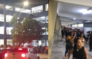 Assalto em universidade assusta estudantes e provoca correria em ManausUm vídeo que está circulando nas redes sociais mostra alunos e professores fugindo de uma tentativa de assalto. Assalto em universidade assusta estudantes e provoca correria em Manaus