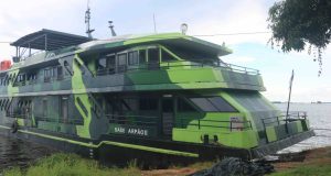 SSP-AM realiza teste de navegabilidade em embarcação que irá abrigar a Base Arpão IIA obra será lançada em breve e vai reforçar o combate ao narcotráfico em vias fluviais do Estado. SSP-AM realiza teste de navegabilidade em embarcação que irá abrigar a Base Arpão II