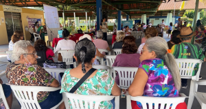 Prevenção a HIV e Infecções Sexualmente Transmissíveis em idosos é tema de palestra no Parque do Idoso em ManausA palestra também teve como objetivo conscientizar os idosos acerca dos cuidados no uso de medicamentos e alertar sobre os riscos e perigos que a automedicação pode causar à saúde. Prevenção a HIV e Infecções Sexualmente Transmissíveis em idosos é tema de palestra no Parque do Idoso em Manaus