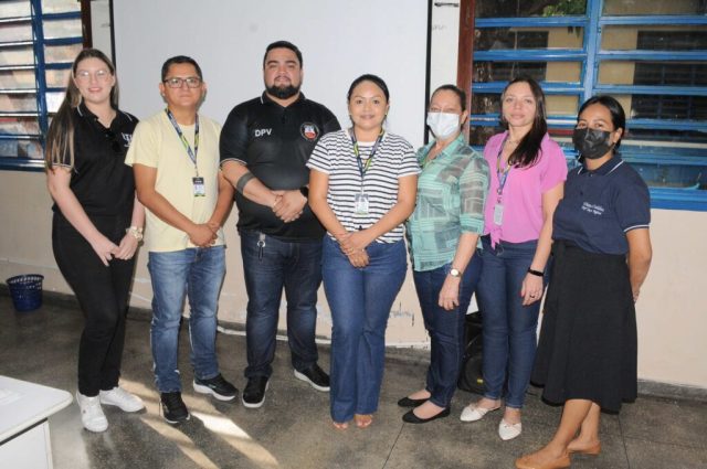 SSP-AM leva ações da Semana Estadual Antidrogas à Escola Estadual Sólon de Lucena