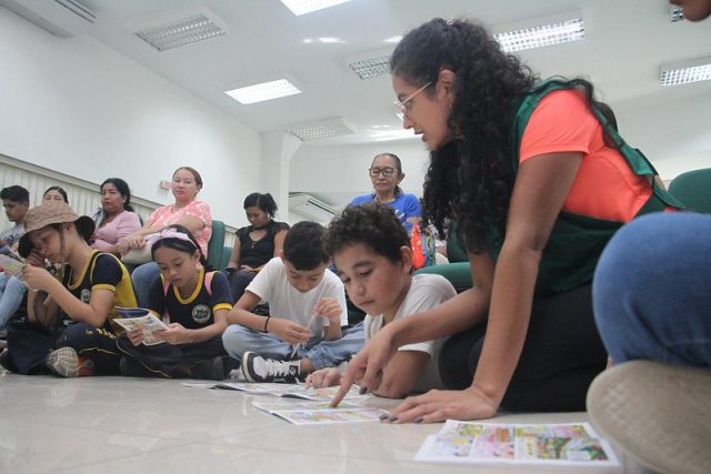 Alunos de escola municipal da zona Leste têm aula em academia ambiental