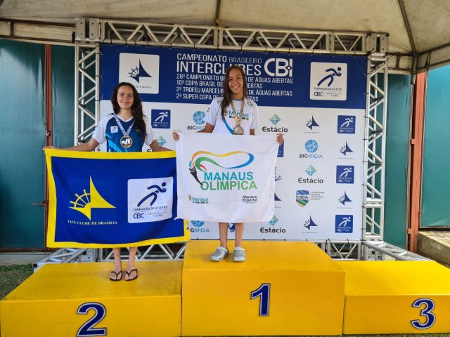 Amazonense Angelynne Victória é tricampeã brasileira infantil do Campeonato Brasileiro de Águas Abertas