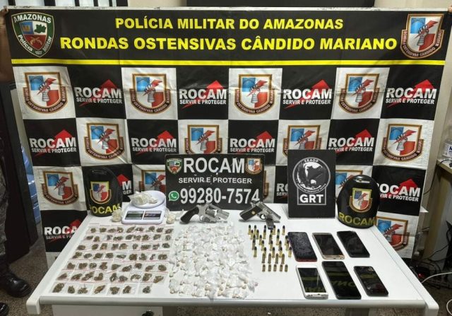 Em 24 horas, 14 pessoas foram presas durante os patrulhamentos realizados no Amazonas