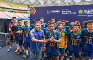 Governador em exercício Tadeu de Souza destaca oportunidades criadas pelo 44º JEAs e o papel do esporte na cidadaniaCampeonato realizado pelo Governo do Amazonas reuniu mais de 7,6 mil atletas-estudantes de 36 municípios, em 20 modalidades esportivas. Governador em exercício Tadeu de Souza destaca oportunidades criadas pelo 44º JEAs e o papel do esporte na cidadania