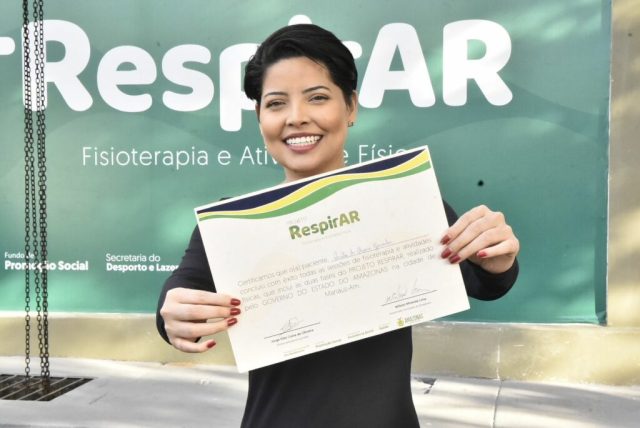 Paciente diagnosticada com Lúpus volta a andar após tratamento no programa RespirAR2 Paciente diagnosticada com Lúpus volta a andar após tratamento no programa RespirAR