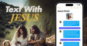 Aplicativo com inteligência artificial possibilita que pessoas “conversem” com Jesus. EntendaO aplicativo "Text with Jesus" usa o ChatGPT para gerar suas conversas. Aplicativo com inteligência artificial possibilita que pessoas "conversem" com Jesus. Entenda
