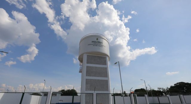Governador Wilson Lima entrega obra que amplia o sistema de abastecimento de água em Maués Governador Wilson Lima entrega obra que amplia o sistema de abastecimento de água em Maués