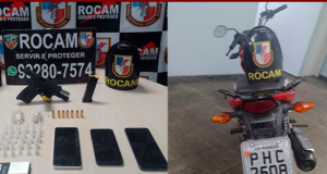 Polícia Militar detém dupla por envolvimento em homicídio O caso foi registrado no bairro Nossa Senhora das Graças, na zona sul Polícia Militar detém dupla por envolvimento em homícidio