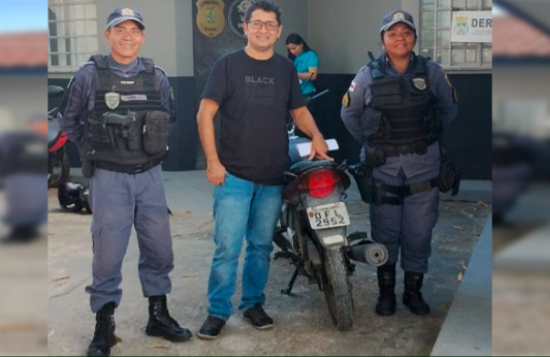 Polícia Militar recupera motocicleta com restrição de furto, na zona leste de Manaus