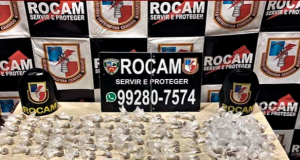 Polícia prende homem por tráfico de entorpecentes, no bairro Braga MendesA equipe policial recebeu denúncia relatando um intenso comércio de drogas, na rua Fortaleza. Polícia prende homem por tráfico de entorpecentes, no bairro Braga Mendes