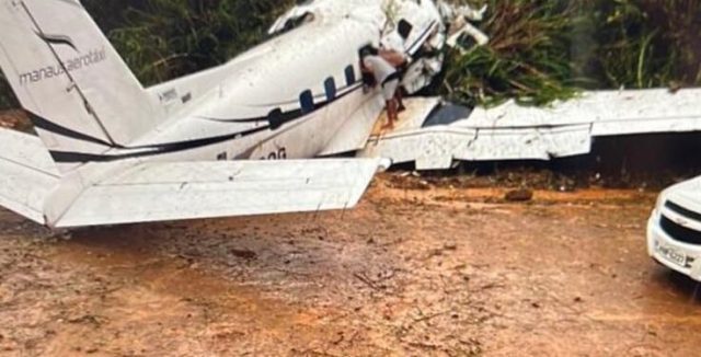 Aeronave com turistas cai no município de Barcelos