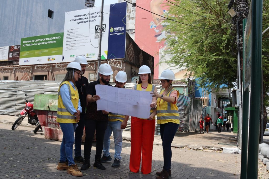 Amazonastur inicia obras no Centro de Atendimento ao Turista da Eduardo Ribeiro