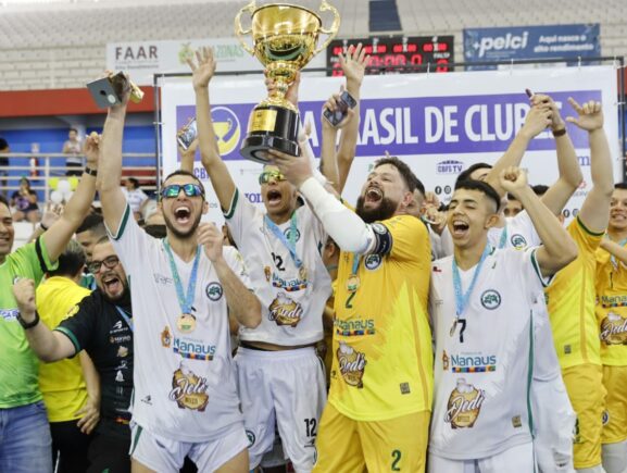 Arena Amadeu Teixeira foi sede da Taça Brasil de Futsal e palco do primeiro título amazonense