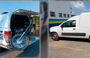 Polícia recupera veículos roubadosUma moto e um carro foram localizados pela 20ª Cicom. Polícia recupera veículos roubados