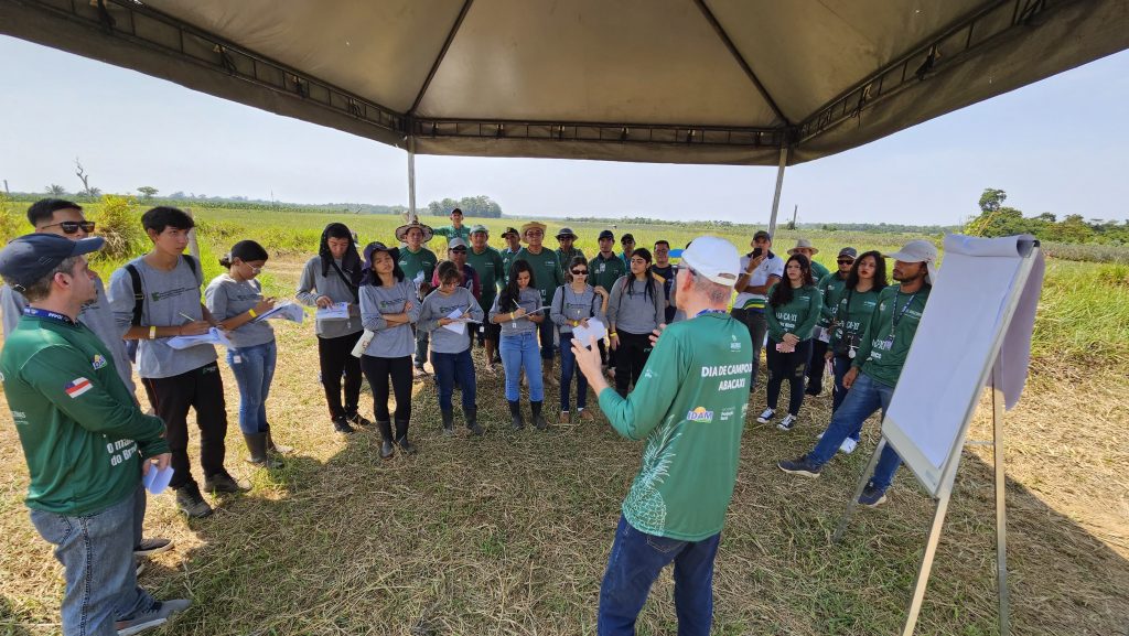 Em Itacoatiara, Idam amplia conhecimento de produtores de abacaxi