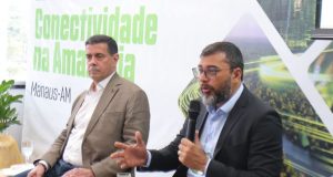 Governador Wilson Lima anuncia internet de alta qualidade para Tabatinga, em parceria com a AnatelAnúncio foi feito durante o encontro “Conectividade na Amazônia”, que reuniu, em Manaus, representantes de reguladoras de países da região amazônica. Governador Wilson Lima anuncia internet de alta qualidade para Tabatinga, em parceria com a Anatel
