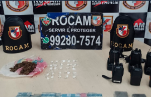 Na zona oeste, Polícia Militar prende homem por tráfico de drogasO homem já tinha passagem pela polícia pelo mesmo crime. Na zona oeste, Polícia Militar prende homem por tráfico de drogas