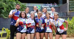 O Amazonas bate recorde de medalhas nos Jogos da Juventude 2023 No ranking geral entre estados, o AM ficou em 12º colocado, sendo o primeiro da região Norte. O Amazonas bate recorde de medalhas nos Jogos da Juventude 2023