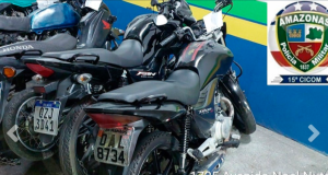 Motocicleta adulterada é apreendida e homem é preso por receptação em Manaus Motocicleta adulterada é apreendida e homem é preso por receptação em Manaus
