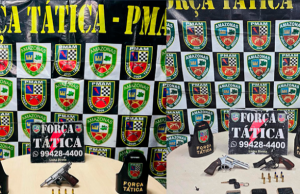 Polícia detém trio e apreende armas de fogoOs casos ocorreram nos bairros Educandos e Distrito Industrial II. Polícia detém trio e apreende armas de fogo
