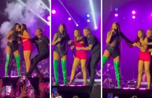 Uma mulher bêbada invade o palco obrigando Ludmilla a interromper o show. Vídeo!Um vídeo compartilhado nas redes sociais mostra o momento em que Ludmilla estava se apresentando, quando foi surpreendida pela invasão. Uma mulher bêbada invade o palco e obrigando Ludmilla a interromper o show